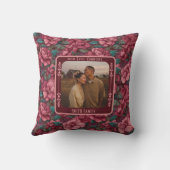 Cute Romantic 20Th Anniversary Throw Pillow Kissen (Rückseite)
