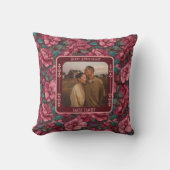 Cute Romantic 20Th Anniversary Throw Pillow Kissen (Vorderseite)