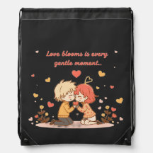 Cute Romantic Anime Couple - Love Moment