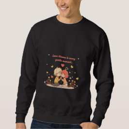 Cute Romantic Anime Couple - Love Moment Sweatshirt