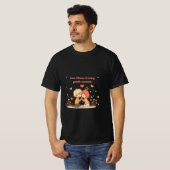 Cute Romantic Anime Couple - Love Moment T-Shirt (Vorne ganz)