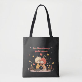 Cute Romantic Anime Couple - Love Moment Tasche