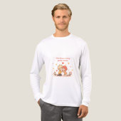Cute Romantic Anime Couple - Love Moment Tri-Blend Shirt (Vorderseite komplett)