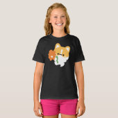 Cute Romantic Corgi T-Shirt (Vorne ganz)