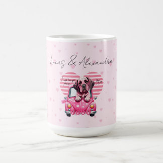 Cute Romantic Couple Names Valentines Day Kaffeetasse