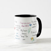 Cute Romantic Quotes Aesthetic Mug Art Tasse (VorderseiteRechts)