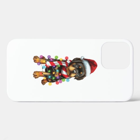 Cute Rottweiler Dog Lover Funny Xmas Holiday Gift Case-Mate iPhone Hülle (Rückseite (Horizontal))