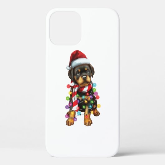 Cute Rottweiler Dog Lover Funny Xmas Holiday Gift Case-Mate iPhone Hülle (Rückseite)
