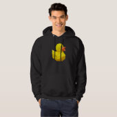 Cute Rubber Duck Bird Geometric Abstract Ducky Hoodie (Vorne ganz)
