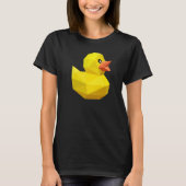 Cute Rubber Duck  Bird Geometric Abstract Ducky T-Shirt (Vorderseite)