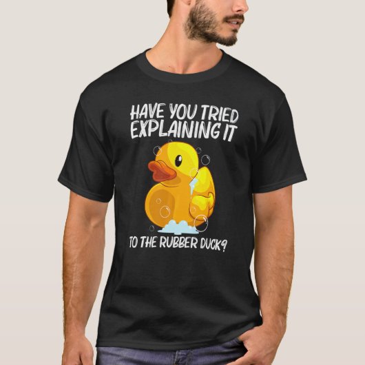 Cute Rubber Duck For Men Women Kids Rubber Duckie T-Shirt (Vorderseite)