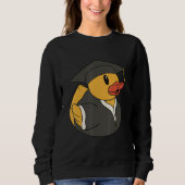 Cute Rubber Duck Graduate Rubber Ducky Rubber Duck Sweatshirt (Vorderseite)