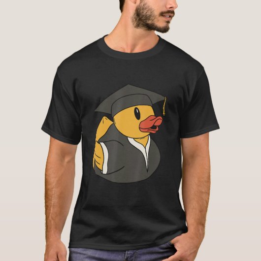 Cute Rubber Duck Graduate Rubber Ducky Rubber Duck T-Shirt (Vorderseite)