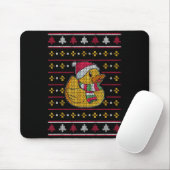 Cute Rubber Duckie Duck Christmas Santa Clause Mousepad (Mit Mouse)