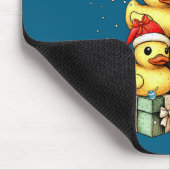 Cute Rubber Ducks Le Duckie Christmas Tree Xmas Ha Mousepad (Ecke)