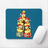Cute Rubber Ducks Le Duckie Christmas Tree Xmas Ha Mousepad (Mit Mouse)