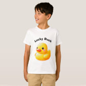 Cute Rubber Ducky Shirt with Customizable Text (Vorne ganz)