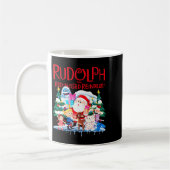 Cute Rudolph The Red Nosed Reindeer Christmas Spec Kaffeetasse (Links)