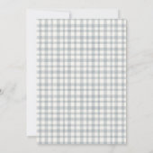 Cute Rustic Mum and Baby Tiger Foliage Baby Shower Einladung (Rückseite)