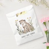 Cute Rustic Mum and Baby Tiger Foliage Baby Shower Geschenktütchen (Versiegelt)