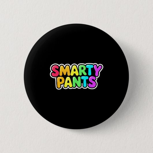 Cute S Pants Smartie Abschluss Kostüm Tun so als o Button (Vorderseite)
