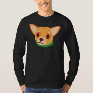 Cute Sad Chihuahua Pattern T-Shirt