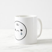 Cute Sad Face With Teardrop Emoji Kaffeetasse (VorderseiteRechts)