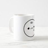 Cute Sad Face With Teardrop Emoji Kaffeetasse (Vorderseite Links)