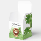 Cute Safari Lion Birthday Geschenkschachtel (Geöffnet)