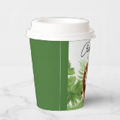 Cute Safari Lion Birthday Pappbecher (Rechts)