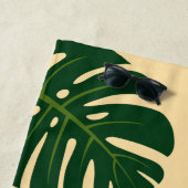 Cute safari monkey cartoon personalized kid's strandtuch (Beispiel)