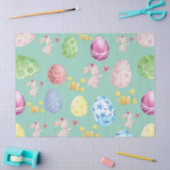 Cute Sage Green Watercolor Easter Bunny Seidenpapier (Basteln)