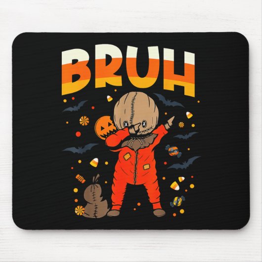 Cute Sam Dabbing Funny Bruh Halloween Costume 2025 Mousepad (Vorne)