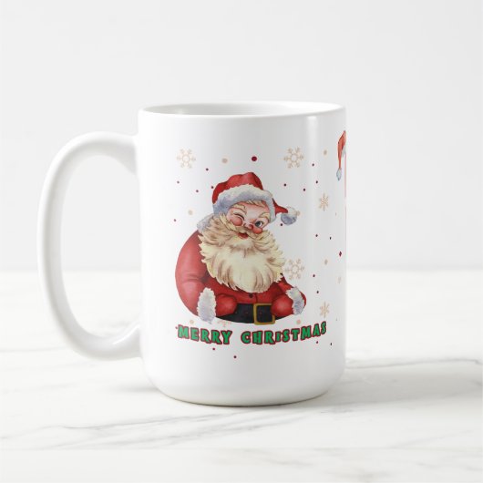 Cute Santa 15 oz Mug Kaffeetasse (Links)