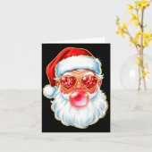 Cute Santa Bubble Gum For Women Teen Little Girls Karte (Gelbe Blume)