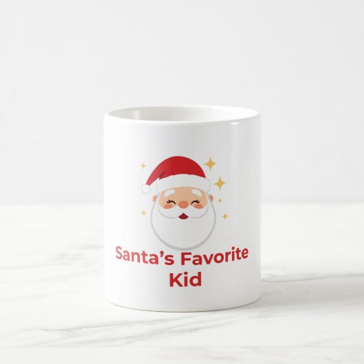 Cute Santa Christmas Mug for Kids Kaffeetasse (Mittel)