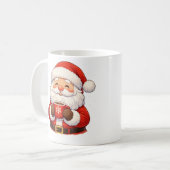 “Cute Santa Christmas Mug” Kaffeetasse (Vorderseite Links)