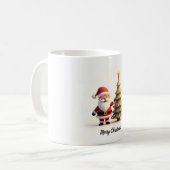 Cute Santa Christmas Mug Kaffeetasse (Vorderseite Links)