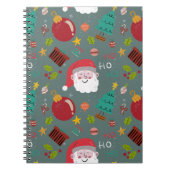 Cute Santa Christmas Notebook Notizblock (Vorderseite)