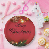 Cute Santa Christmas Plate – Festive Holiday Gift  Pappteller (Party)