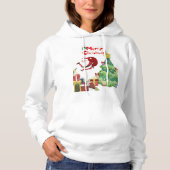 Cute Santa Christmas Tree Gift Hoodie T-shirt (Vorderseite)