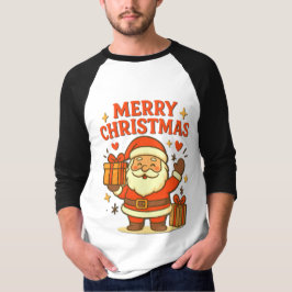 Cute Santa Claus Christmas Art – Merry Christmas T-Shirt