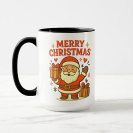  Cute Santa Claus Christmas Art –  Merry Christmas Tasse