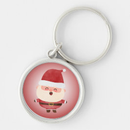 Cute Santa Claus Christmas Keychain Schlüsselanhänger
