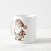Cute Santa Claus & Drawing Christmas Kaffeetasse (Vorderseite Links)