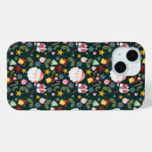 Cute Santa Claus Holiday Seamless Pattern Case-Mate iPhone Hülle (Rückseite (Horizontal))