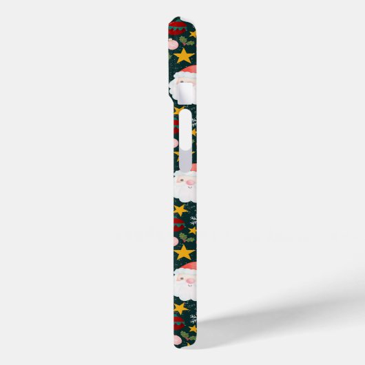 Cute Santa Claus Holiday Seamless Pattern Case-Mate iPhone Hülle (Rückseite / Links)