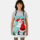 Cute Santa Claus plays Golf Schürze (Insitu)