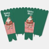 Cute Santa Claus with Hot Cocoa Geschenkschachtel (Ungeklappt)