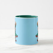 Cute Santa Dancing Tasse (Zentrum)